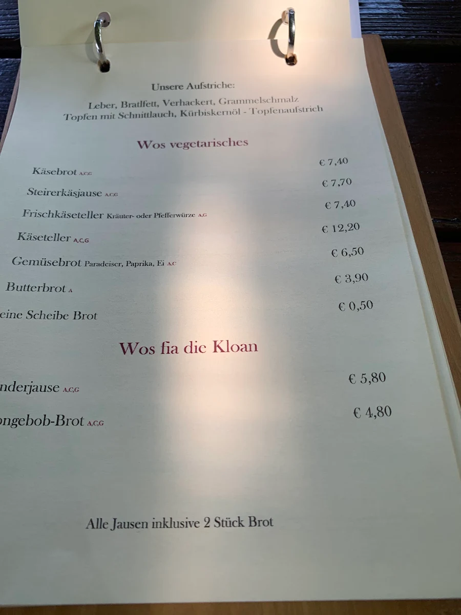 Speisekarte photo 2