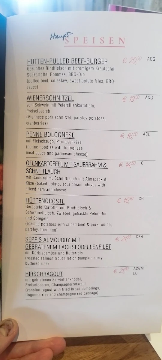 Speisekarte photo 3