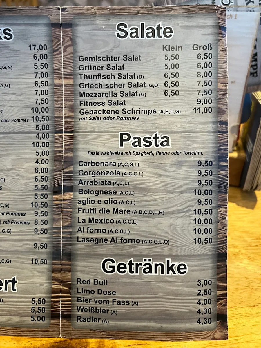 Speisekarte photo 1