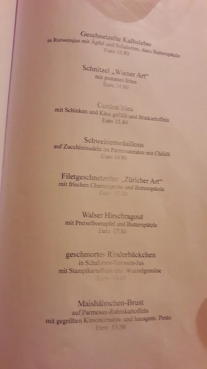 Speisekarte photo 4