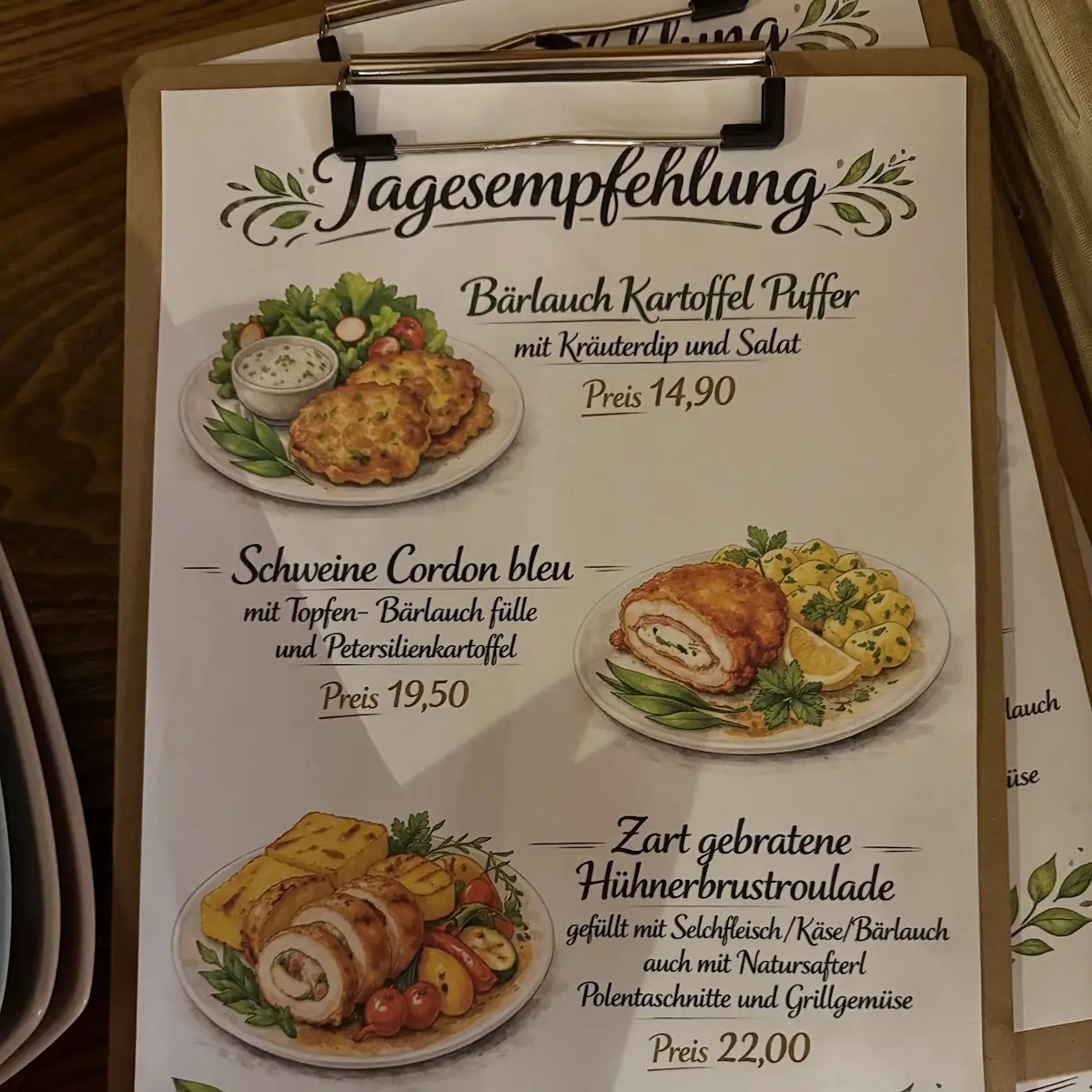 Speisekarte photo 1