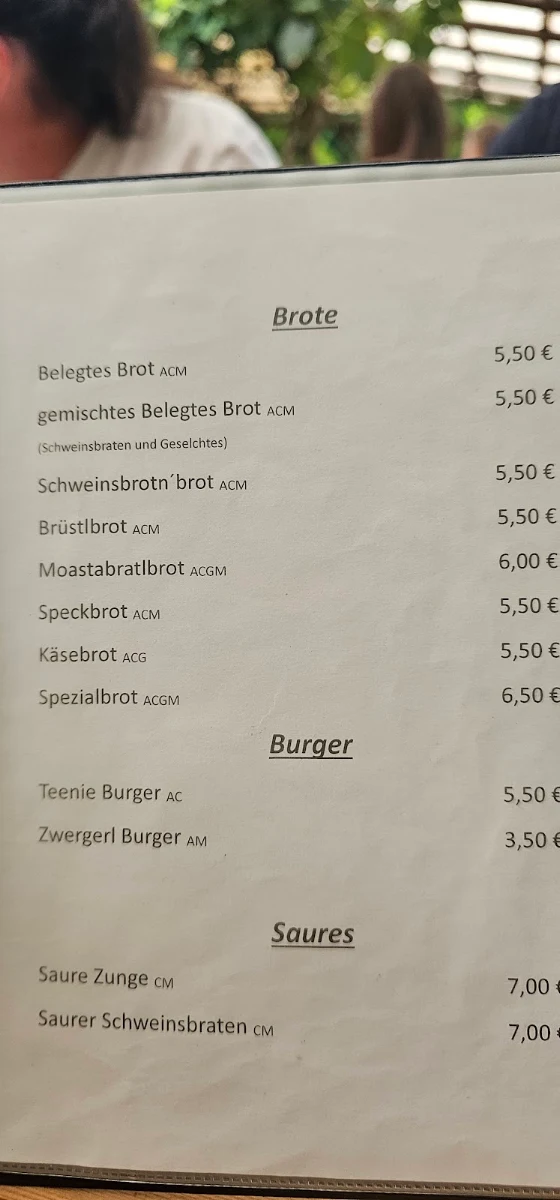 Speisekarte photo 2