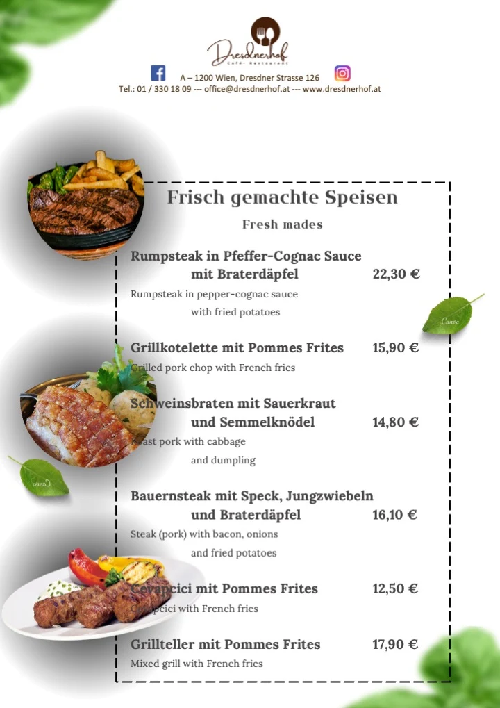 Speisekarte photo 3