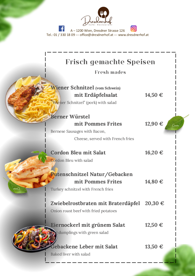 Speisekarte photo 5