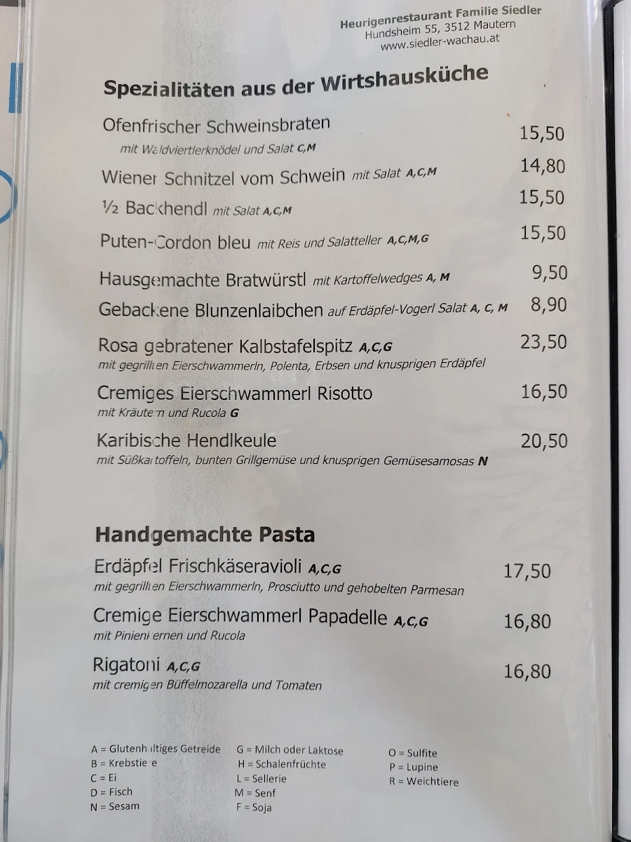 Speisekarte photo 9
