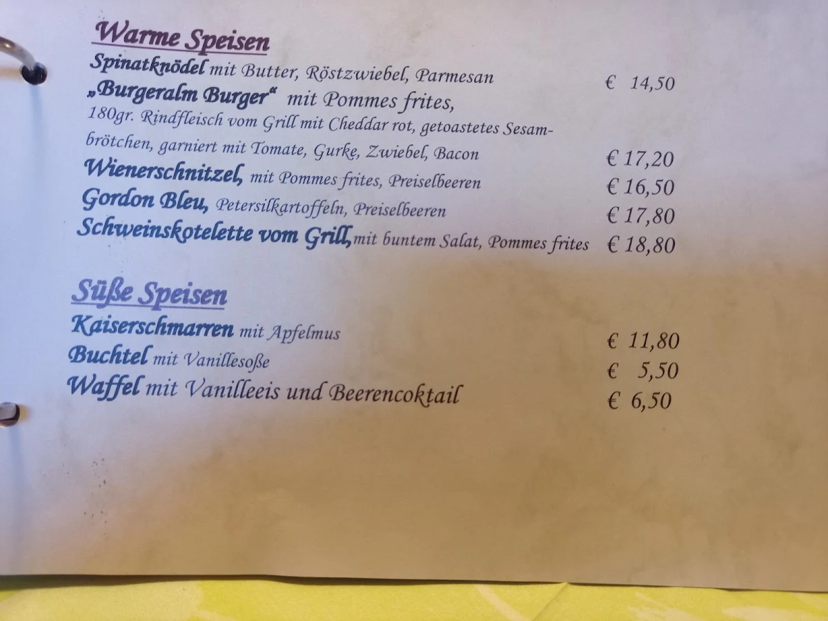 Speisekarte photo 1