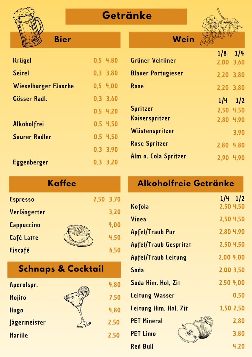 Speisekarte photo 1