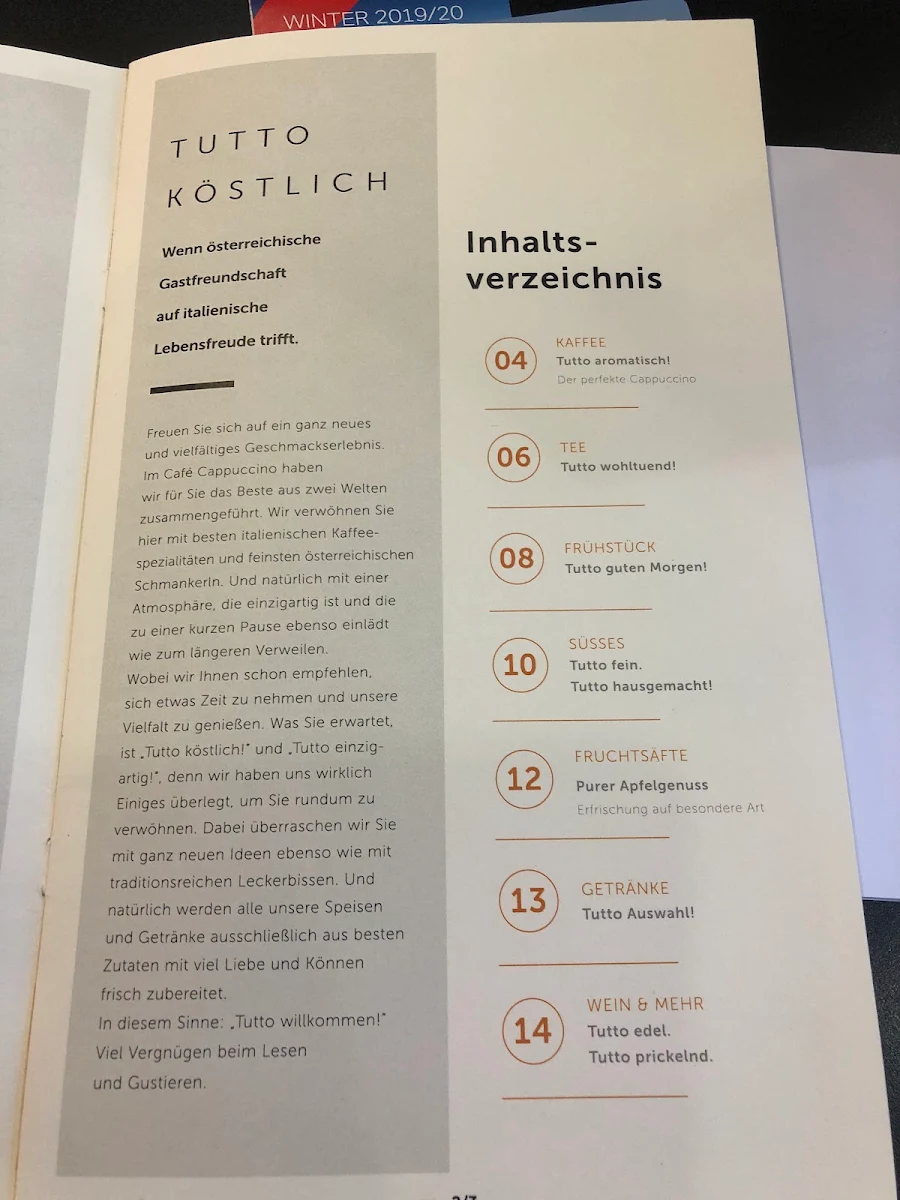 Speisekarte photo 1