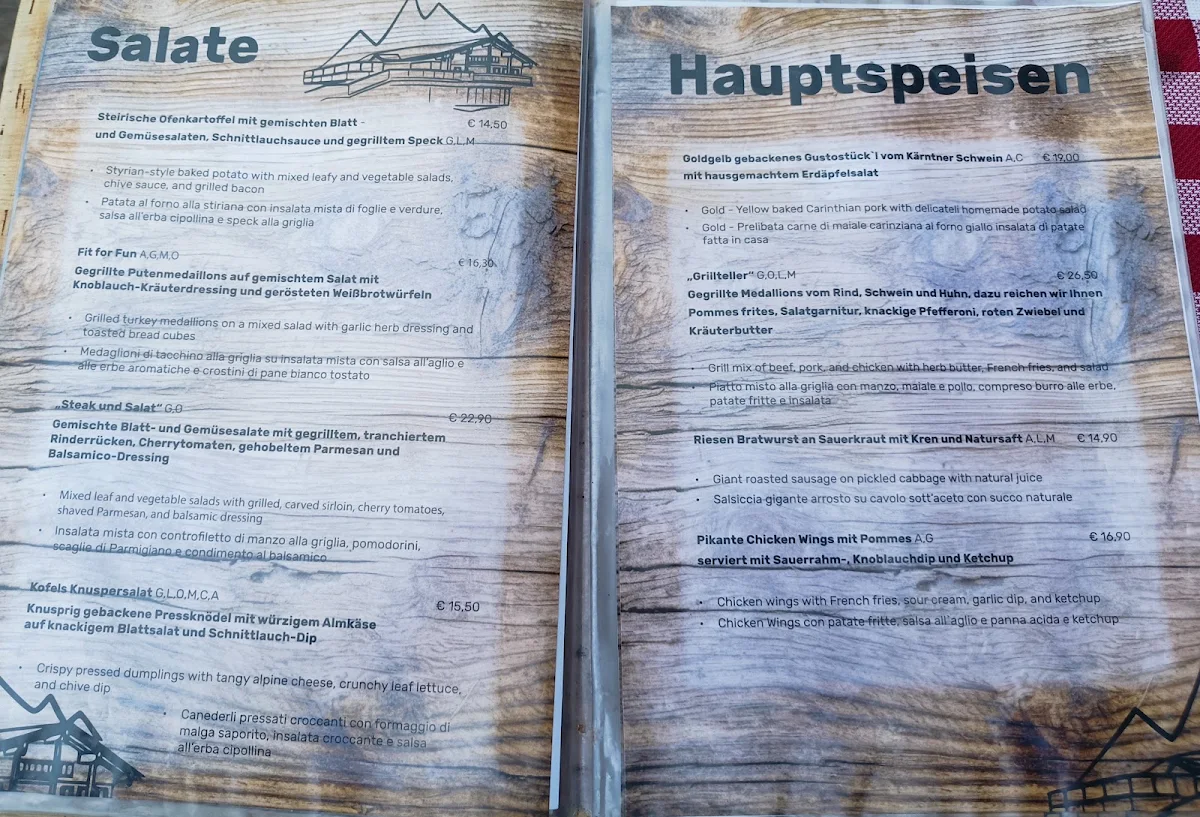 Speisekarte photo 2