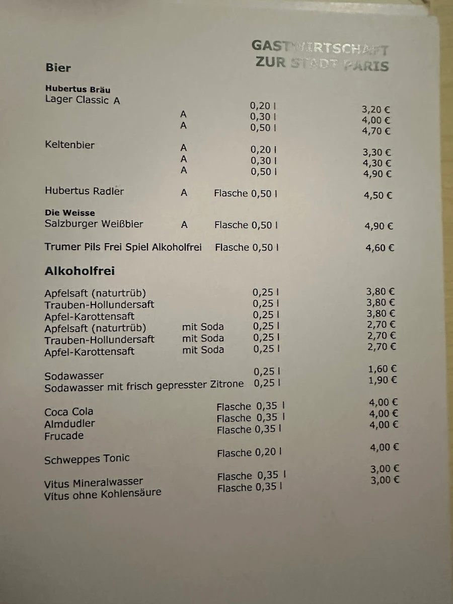 Speisekarte photo 1
