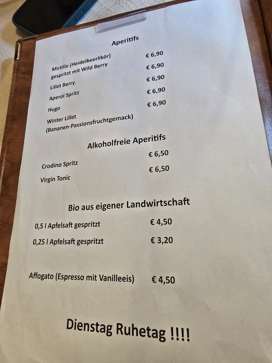 Speisekarte photo 2