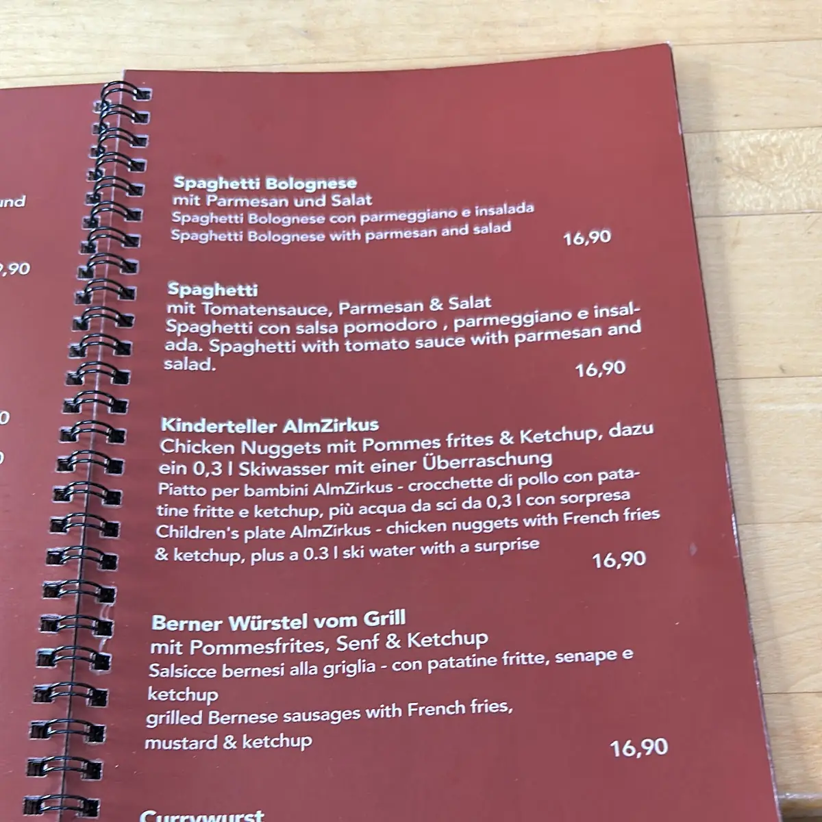 Speisekarte photo 6