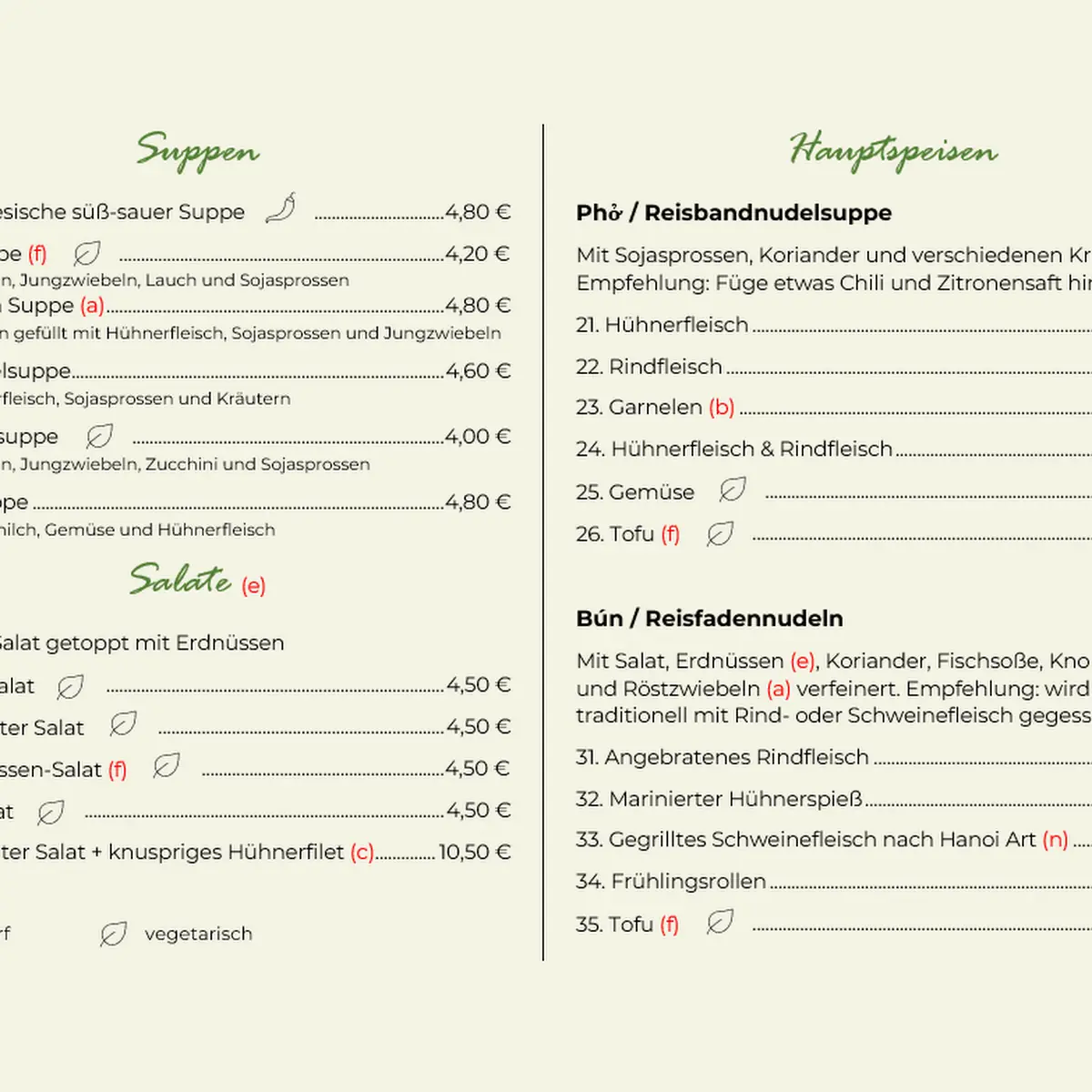 Speisekarte photo 1