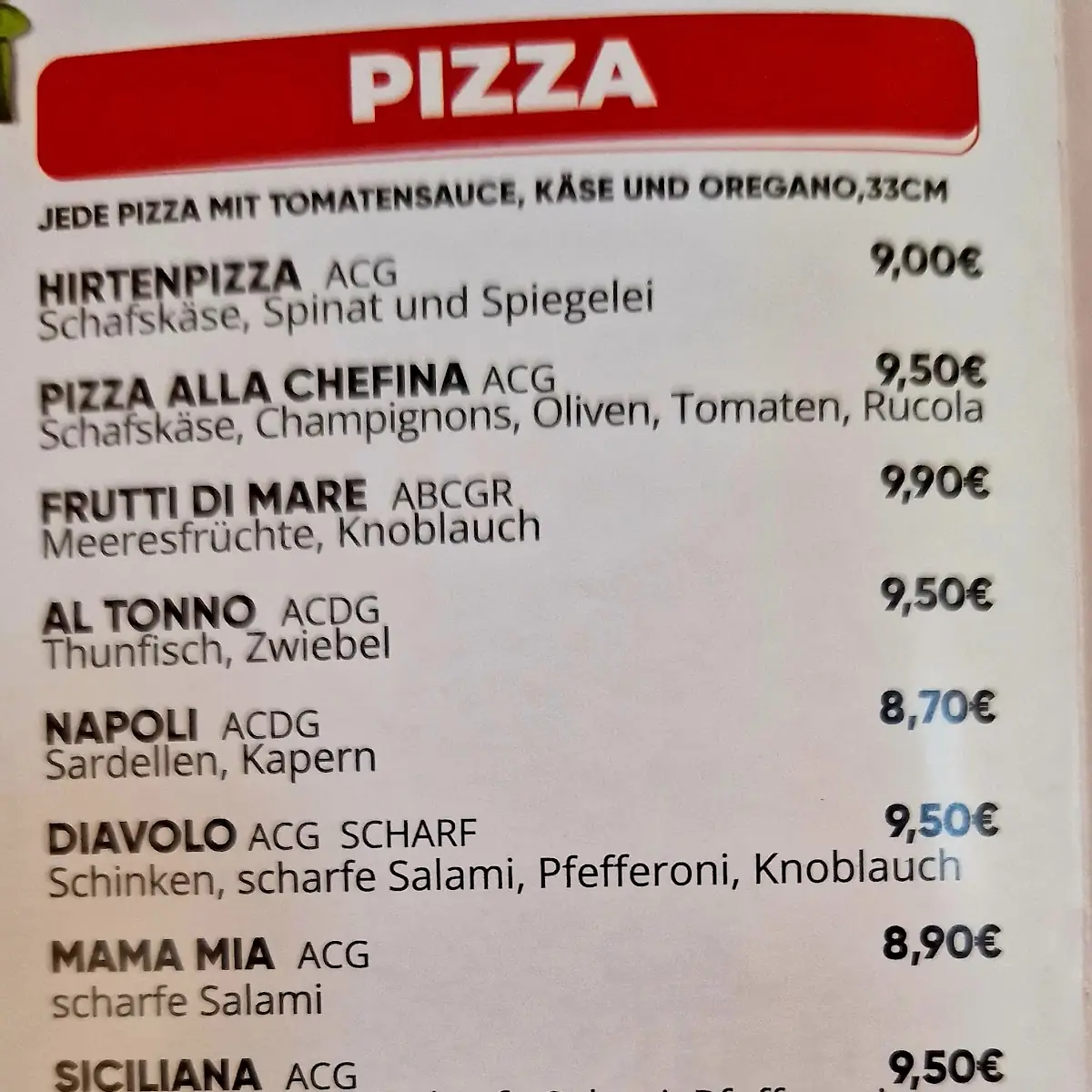 Speisekarte photo 4