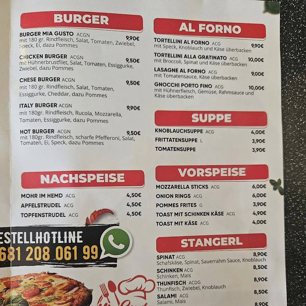 Speisekarte photo 6