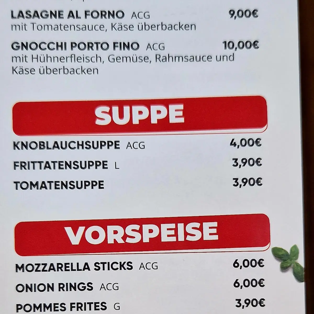 Speisekarte photo 8