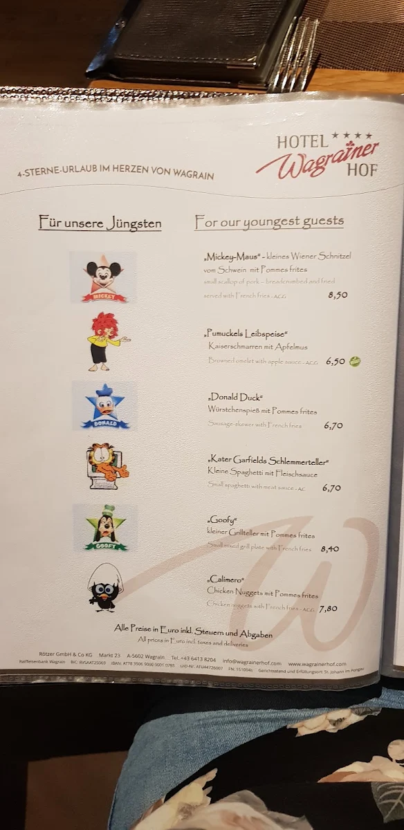 Speisekarte photo 1