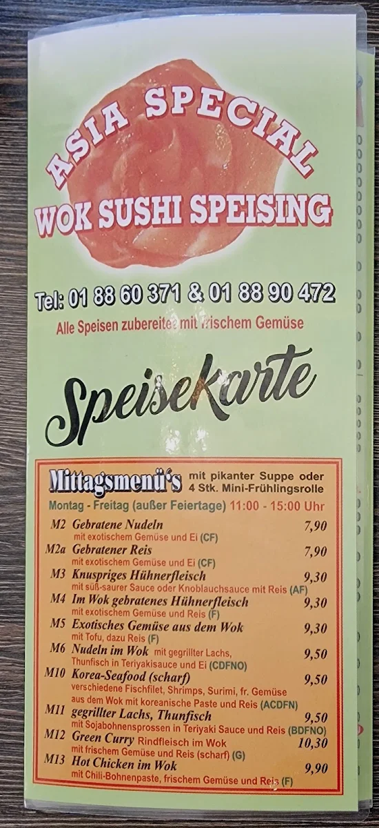 Speisekarte photo 2
