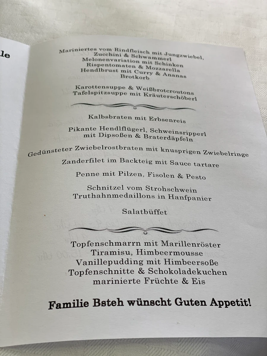 Speisekarte photo 1