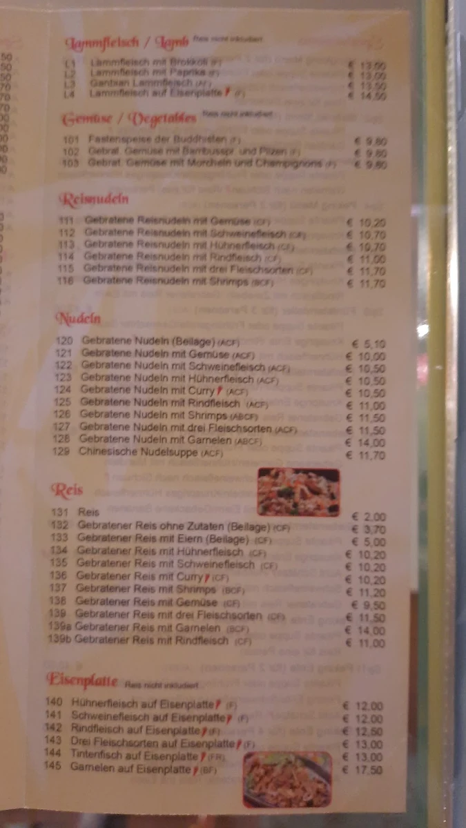 Speisekarte photo 5