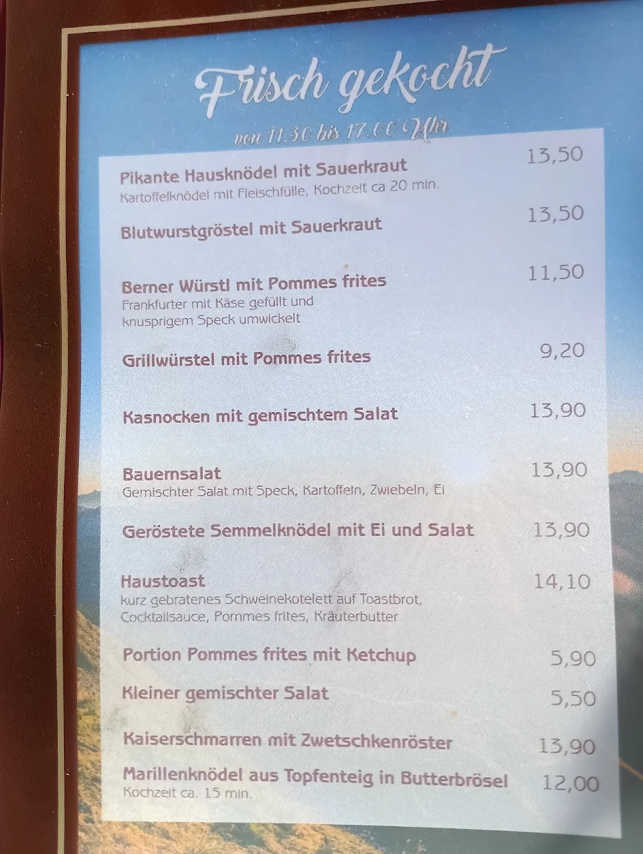 Speisekarte photo 4