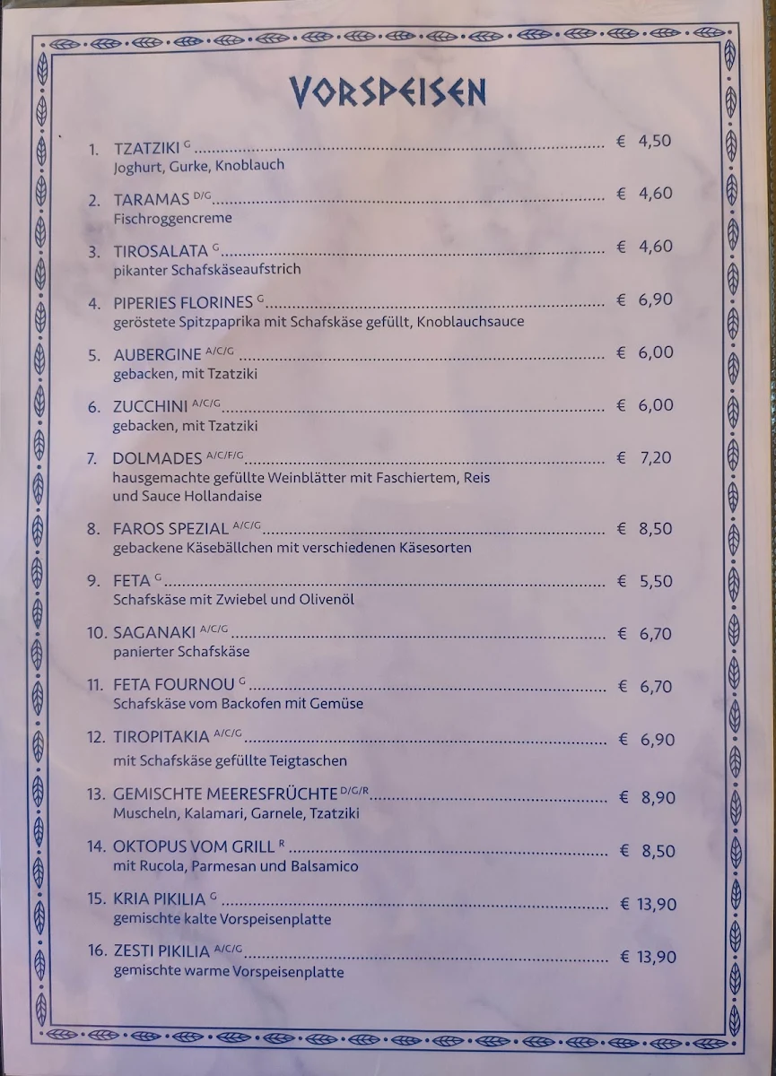 Speisekarte photo 2