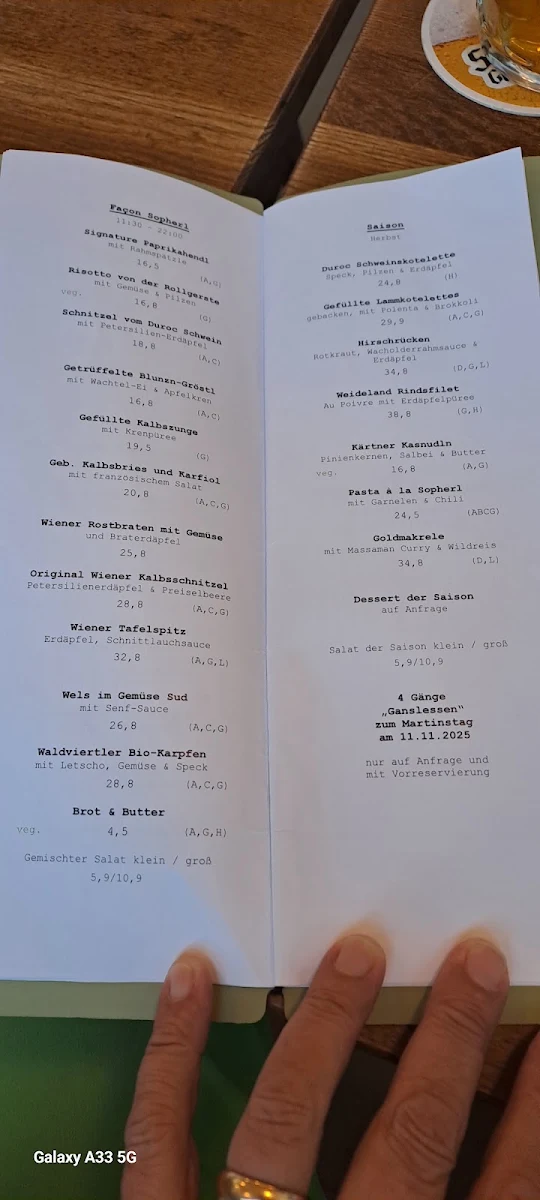 Speisekarte photo 5