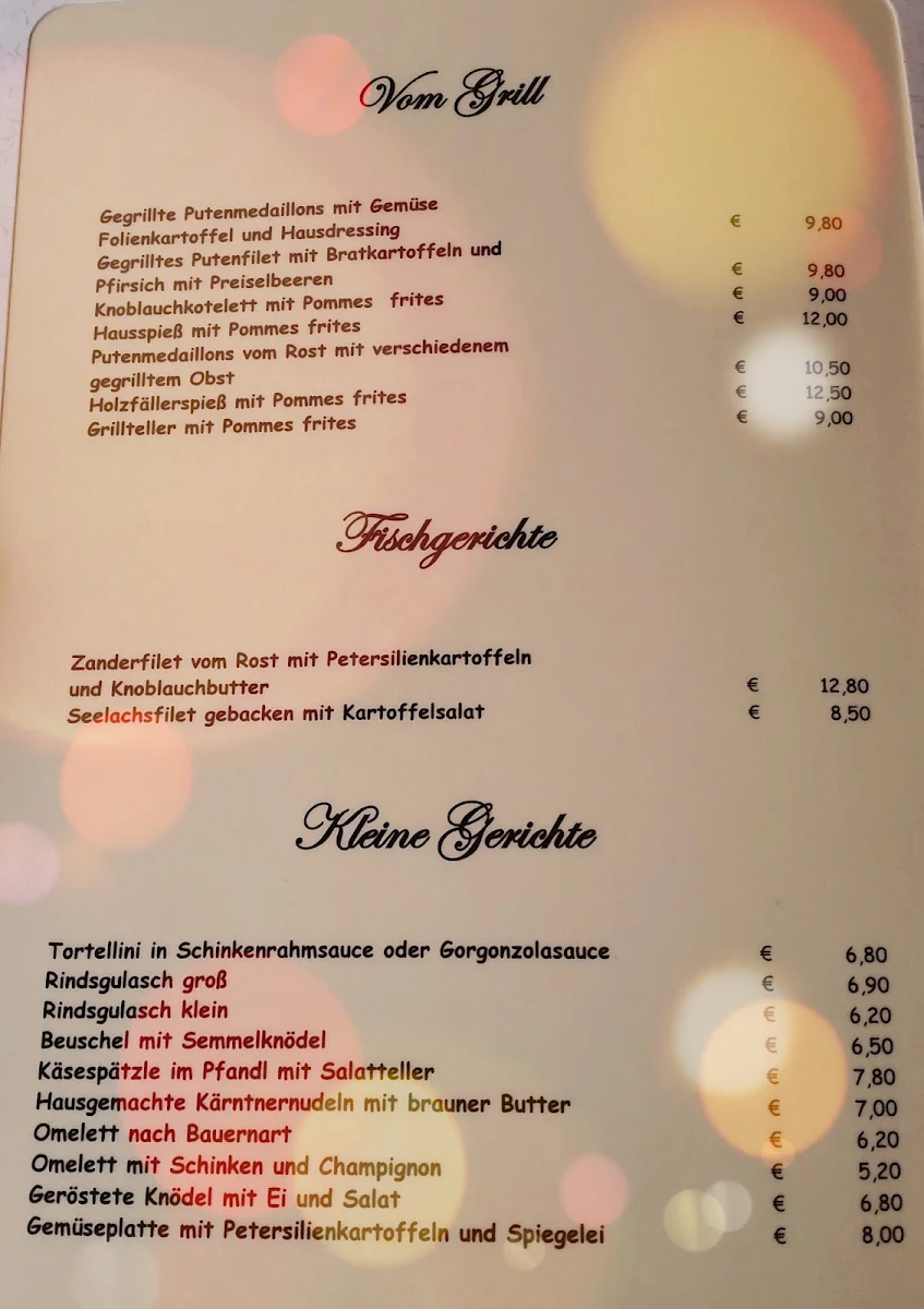 Speisekarte photo 2