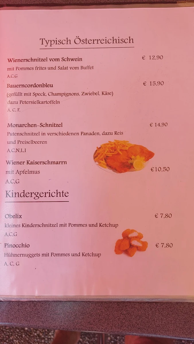 Speisekarte photo 1