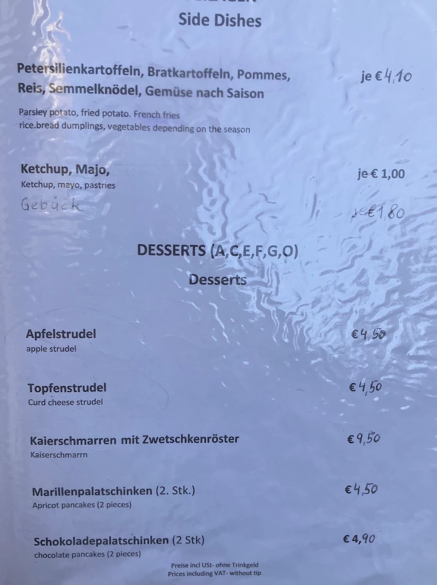 Speisekarte photo 1