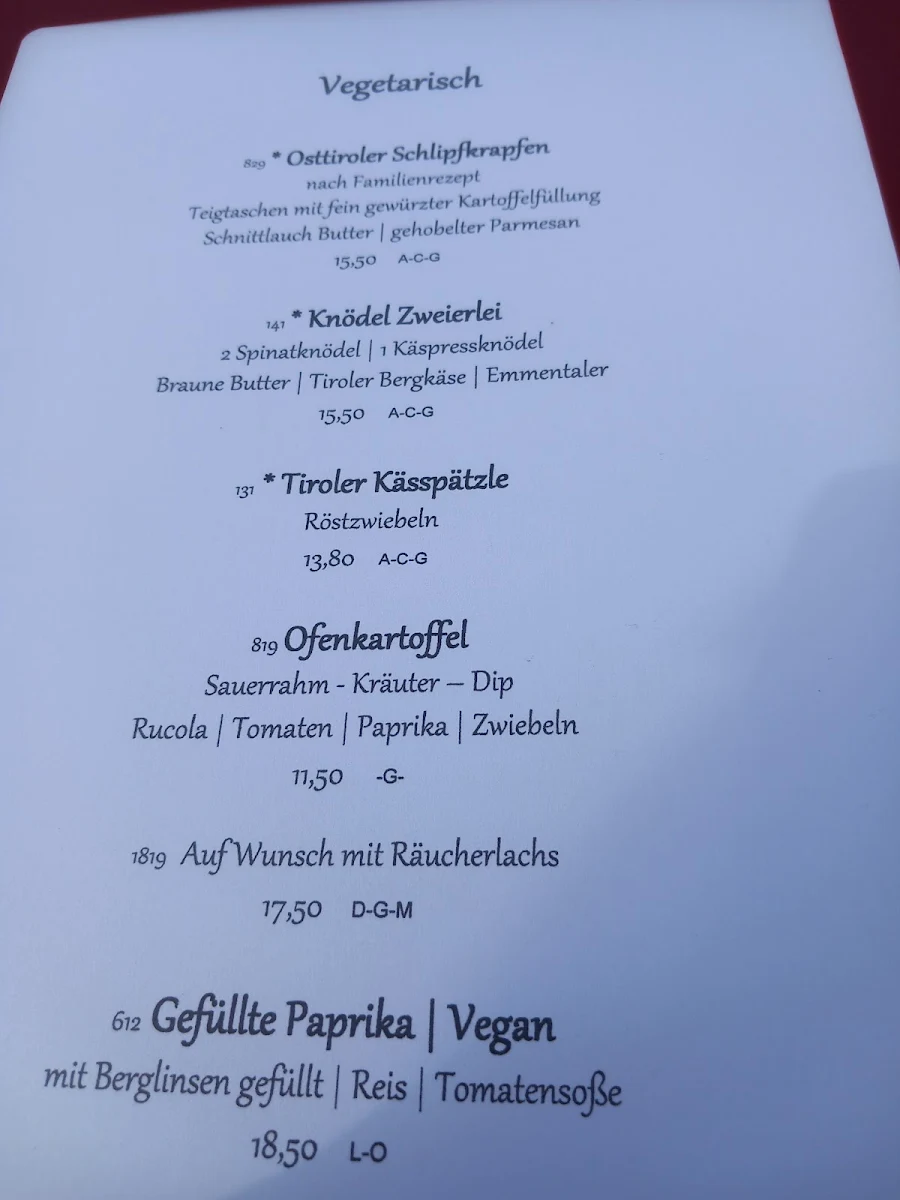 Speisekarte photo 4