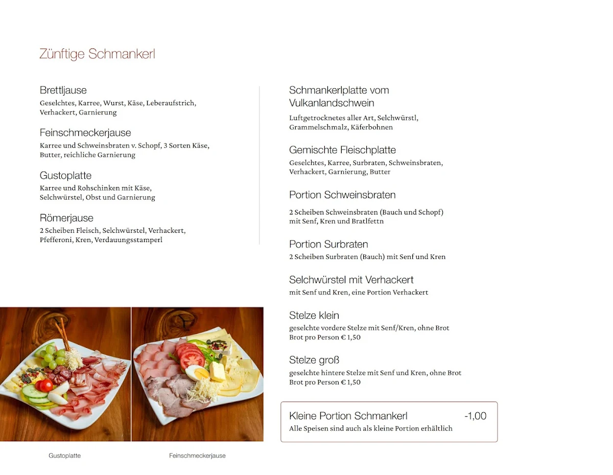 Speisekarte photo 2