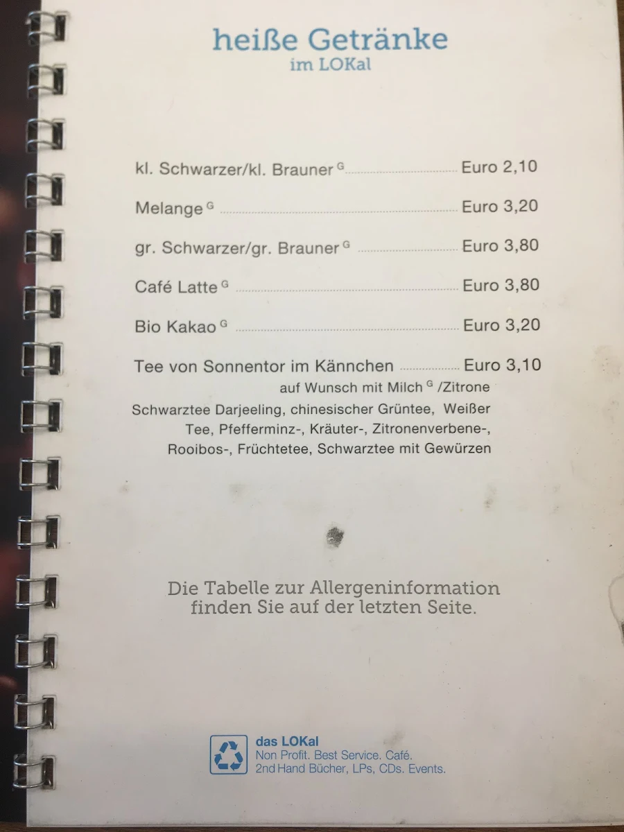 Speisekarte photo 2