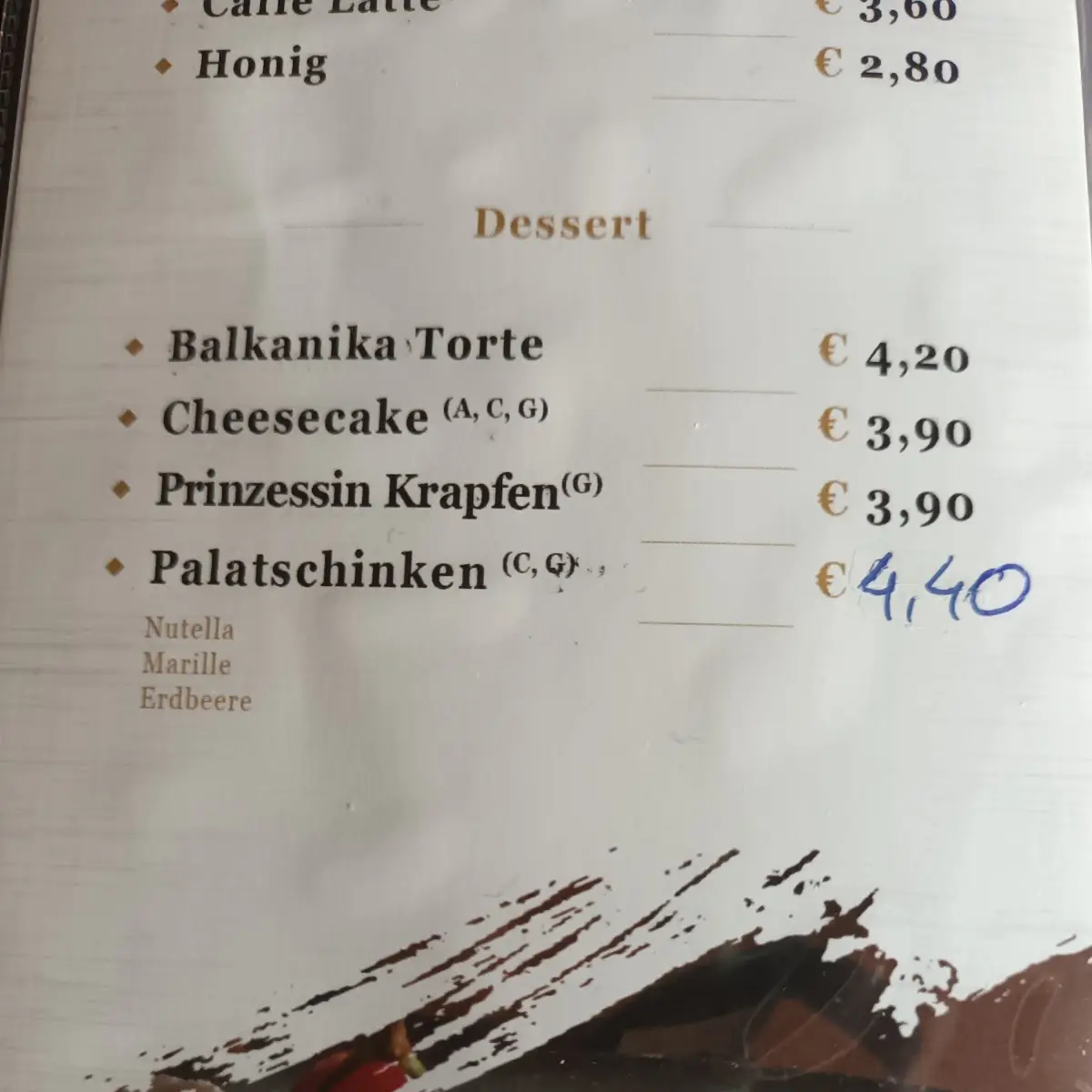 Speisekarte photo 5