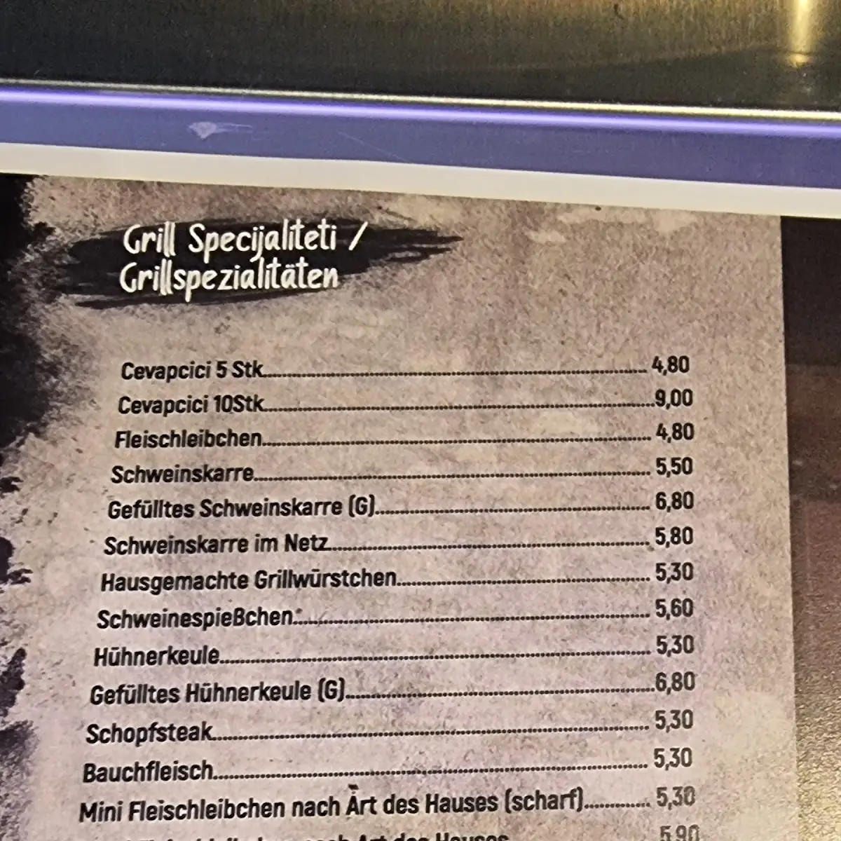Speisekarte photo 8