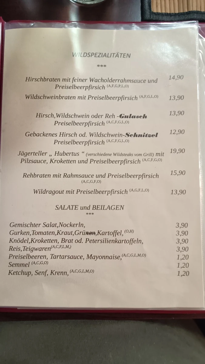 Speisekarte photo 1