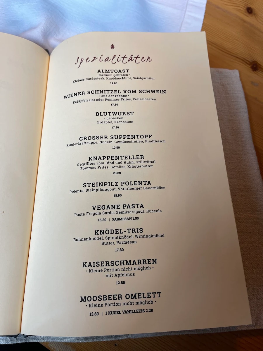 Speisekarte photo 1
