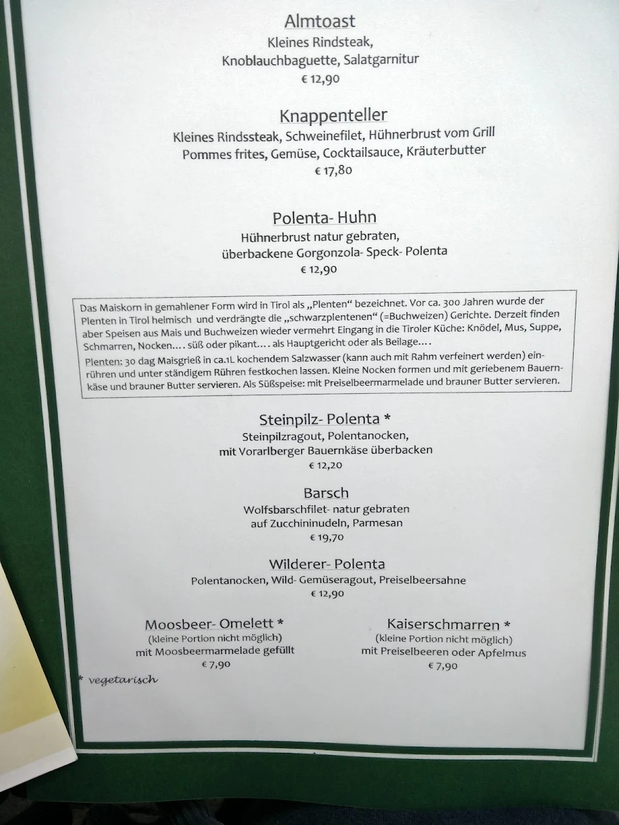 Speisekarte photo 3