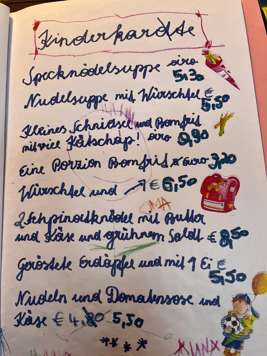 Speisekarte photo 5