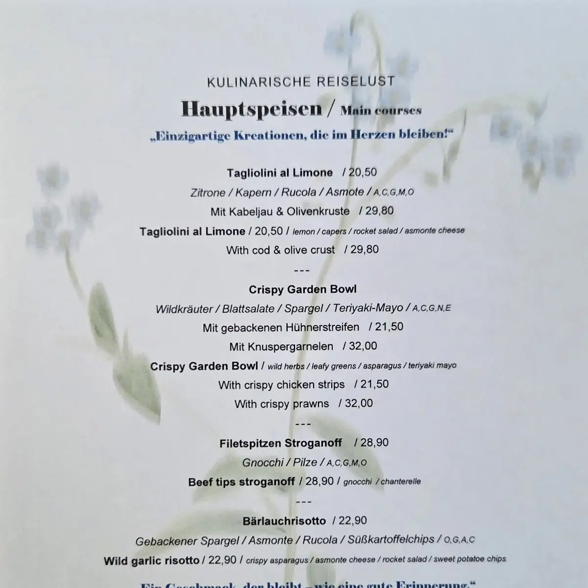 Speisekarte photo 1