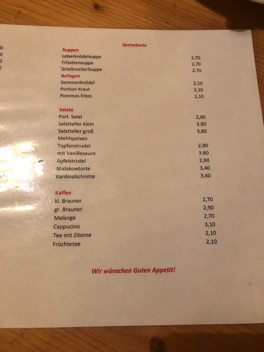 Speisekarte photo 6
