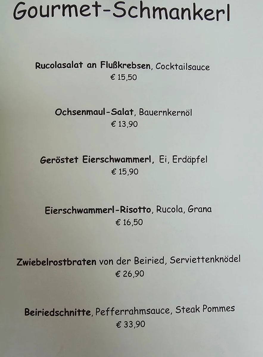 Speisekarte photo 1
