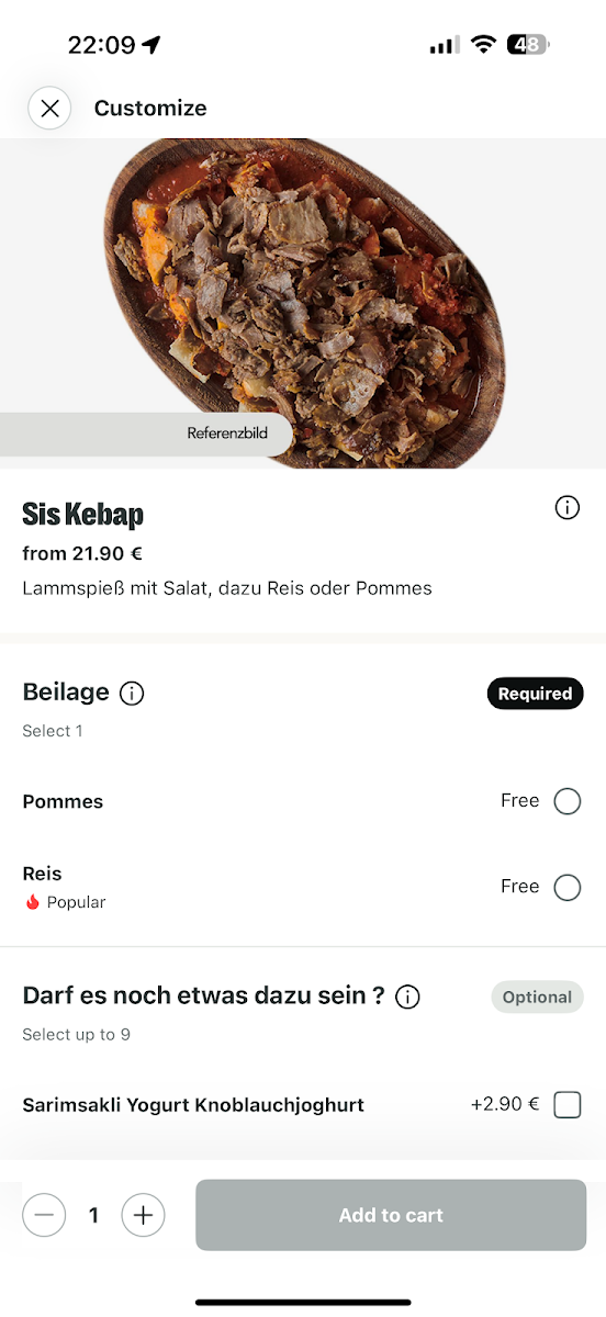 Speisekarte photo 3