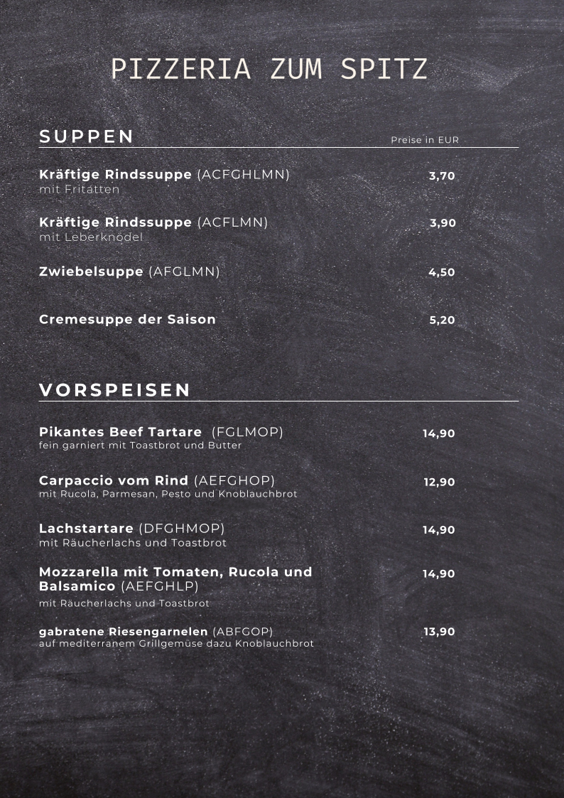 Speisekarte photo 8