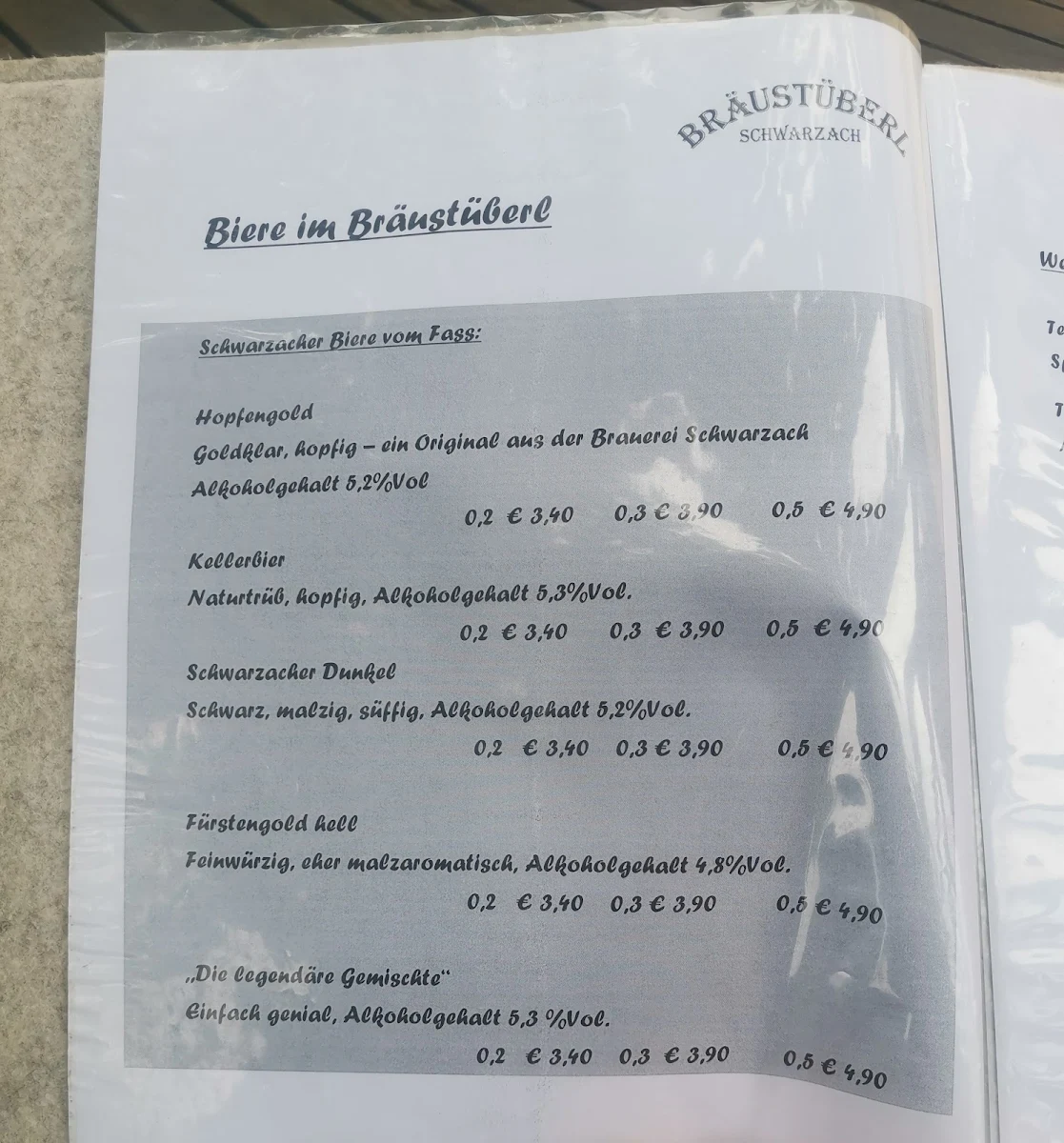 Speisekarte photo 8