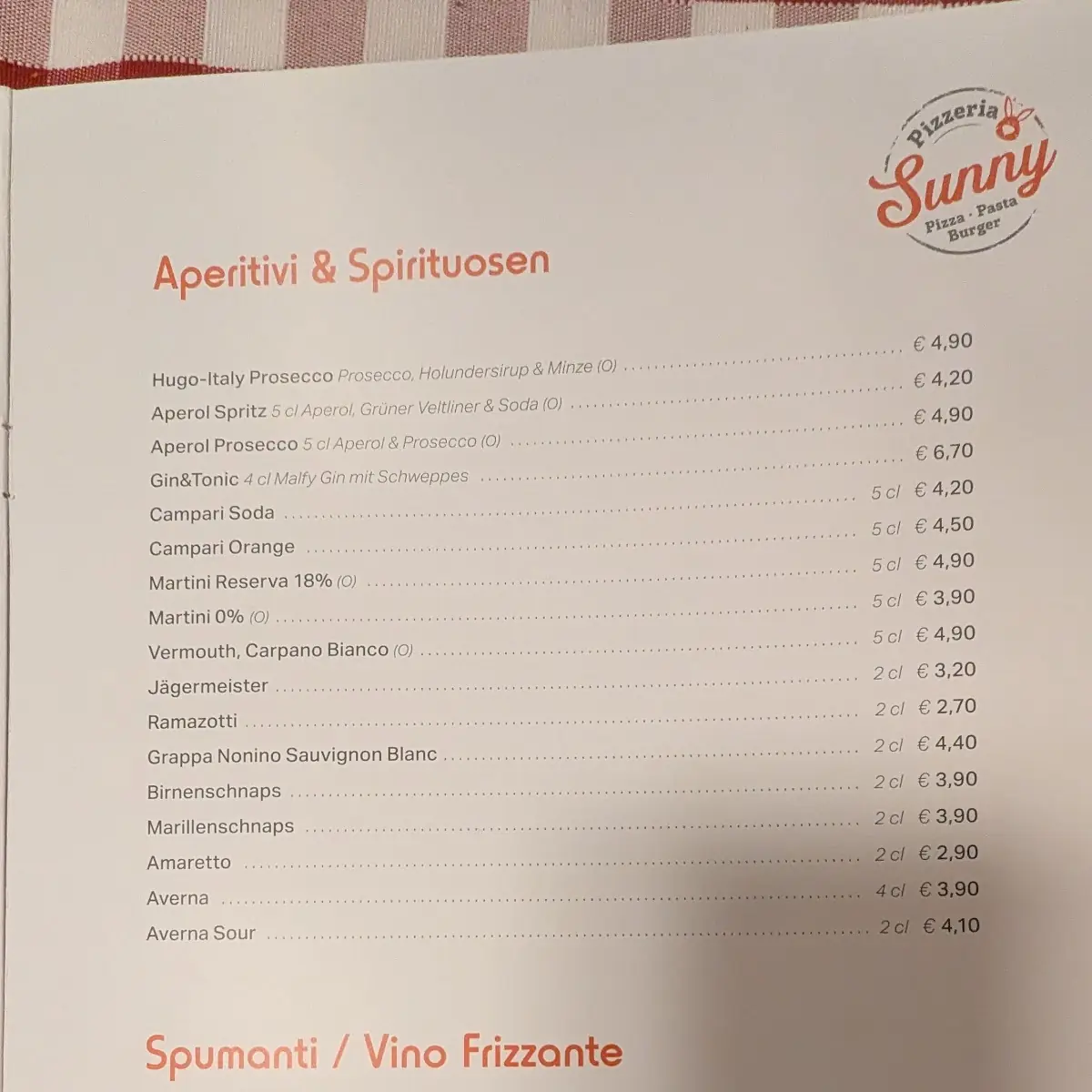 Speisekarte photo 3