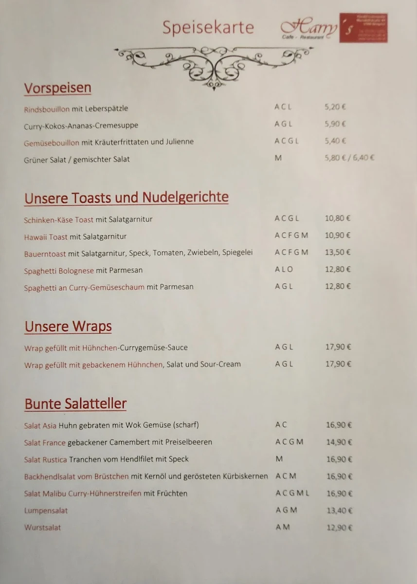 Speisekarte photo 1