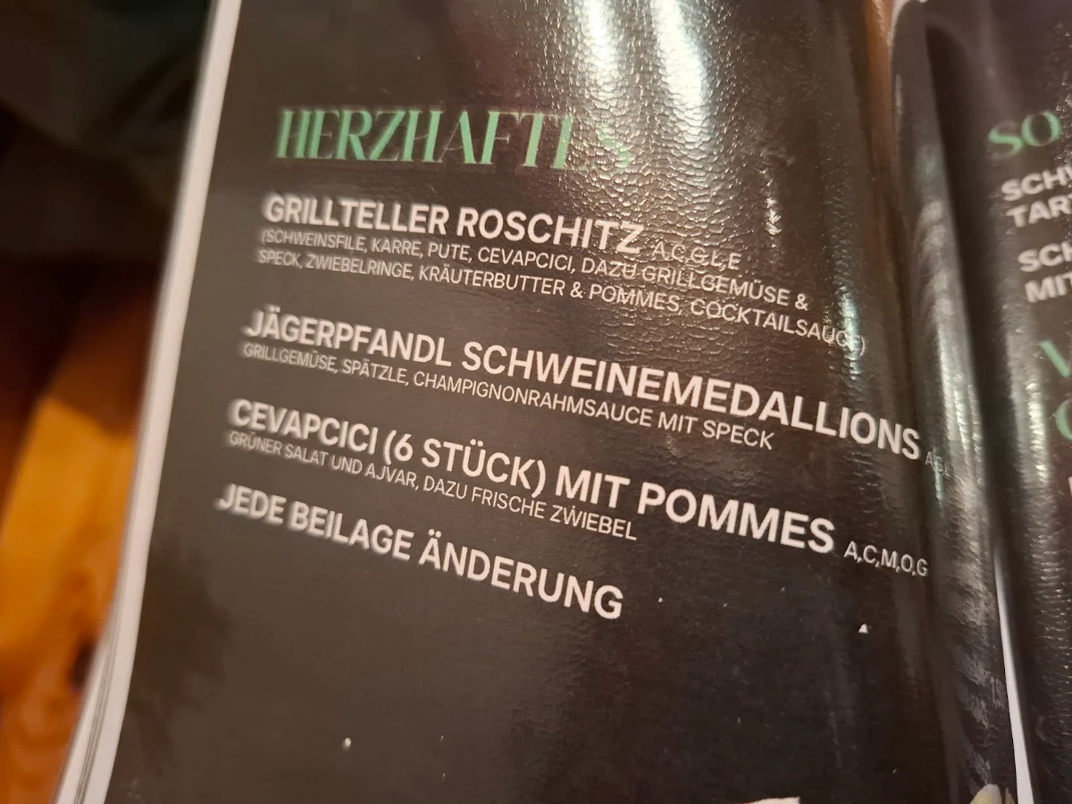 Speisekarte photo 1