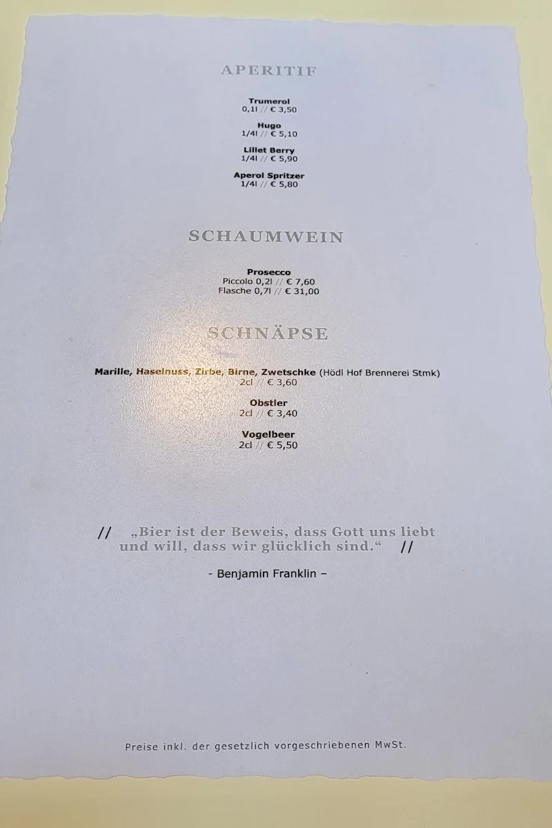 Speisekarte photo 1
