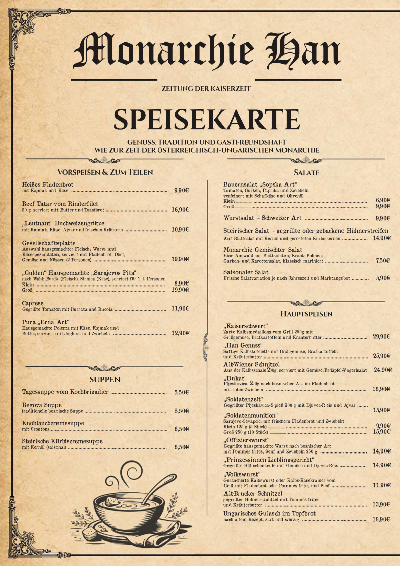 Speisekarte photo 2
